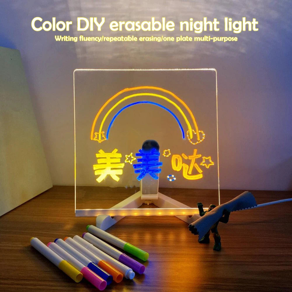 LED light coloring board